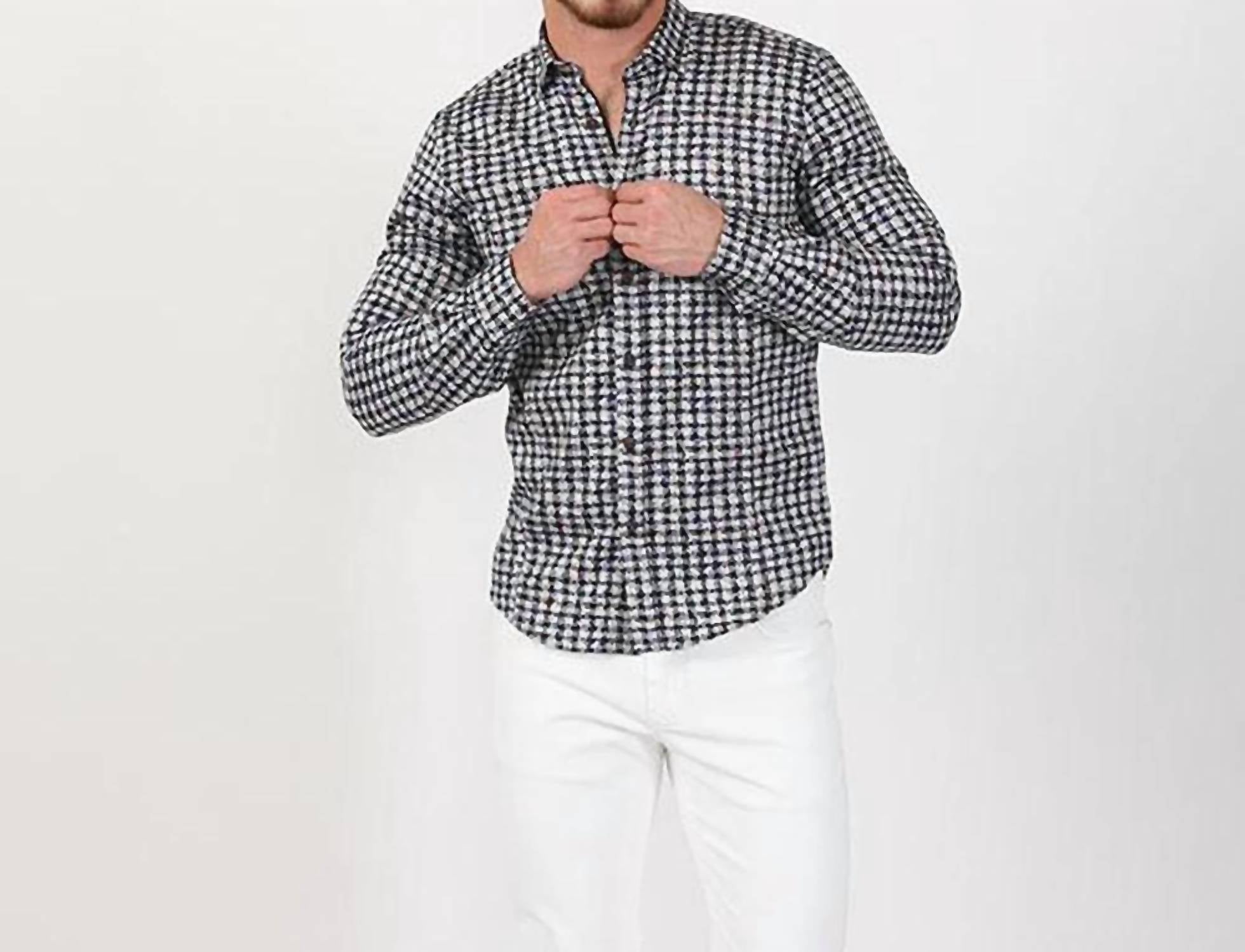Eight X - Digital Color Print Button Down Shirt