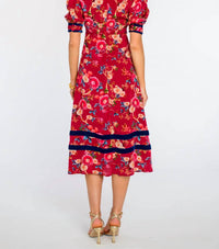 Elizabeth James The Label - Reese Floral Midi Dress