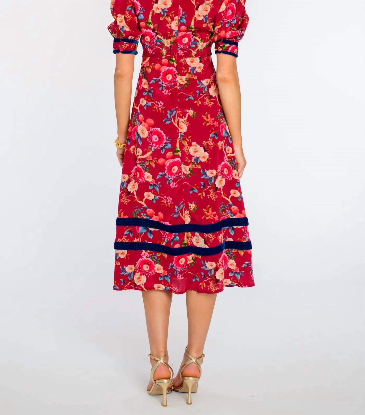 Elizabeth James The Label - Reese Floral Midi Dress