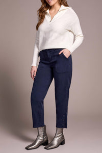 Tribal - Stretch Twill Barrel Leg Ankle Pants