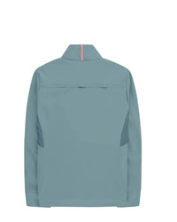 AMUNDSEN Women's 5mila Anorak Jacket in stormy blue - women's jacket - detail view