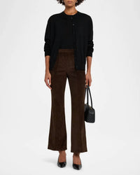Sprwmn - Ankle Flare Pants with Princess Seams