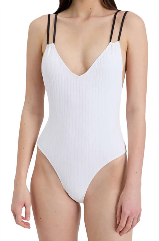 Solid & Striped - The Lynn Ribbed One Piece Swimsuit