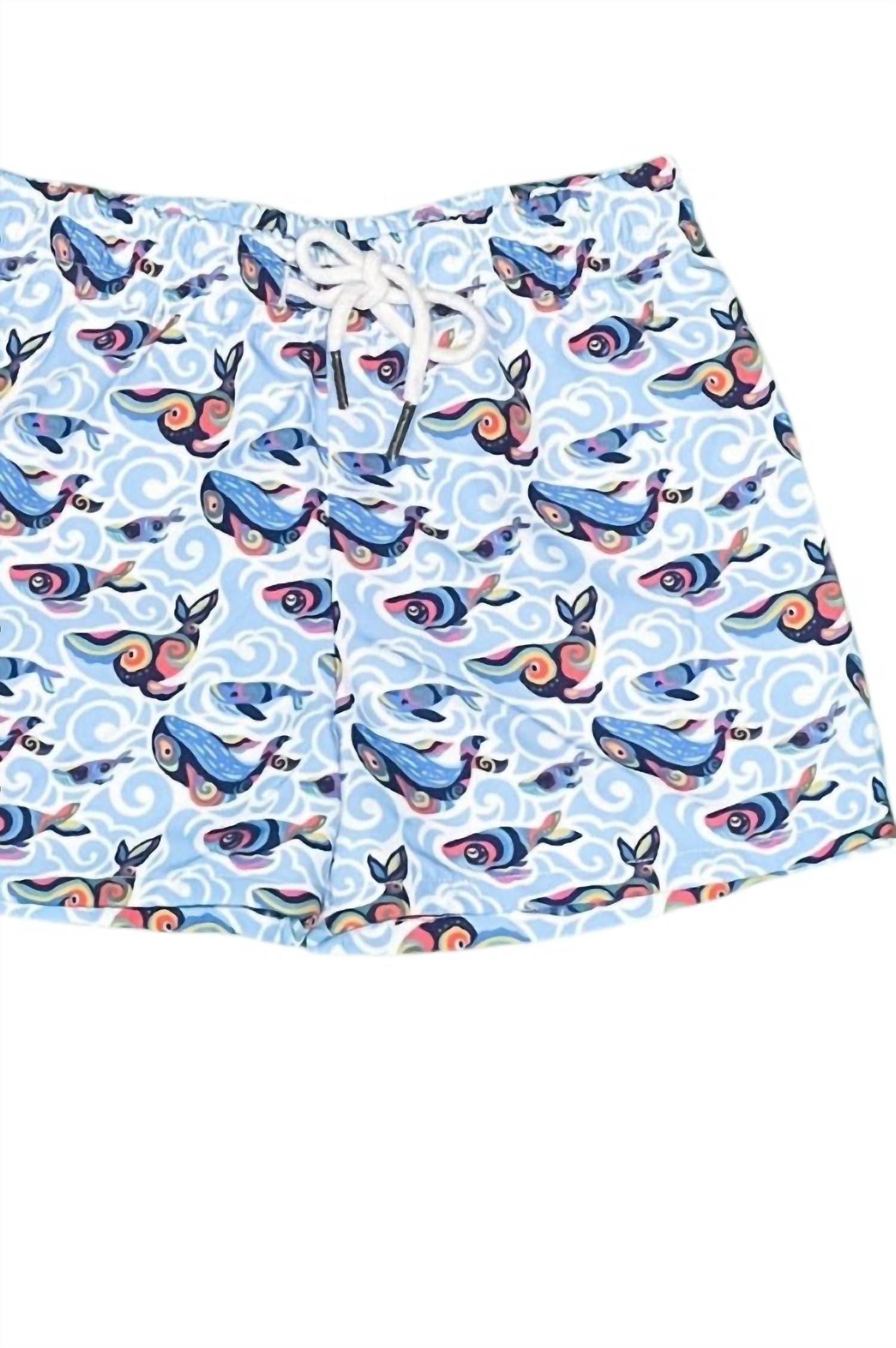 Saltwater Boys Co. - Kids Saint Simons Happy Whales Short