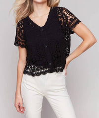 Charlie B - Bolero Crochet Cardigan
