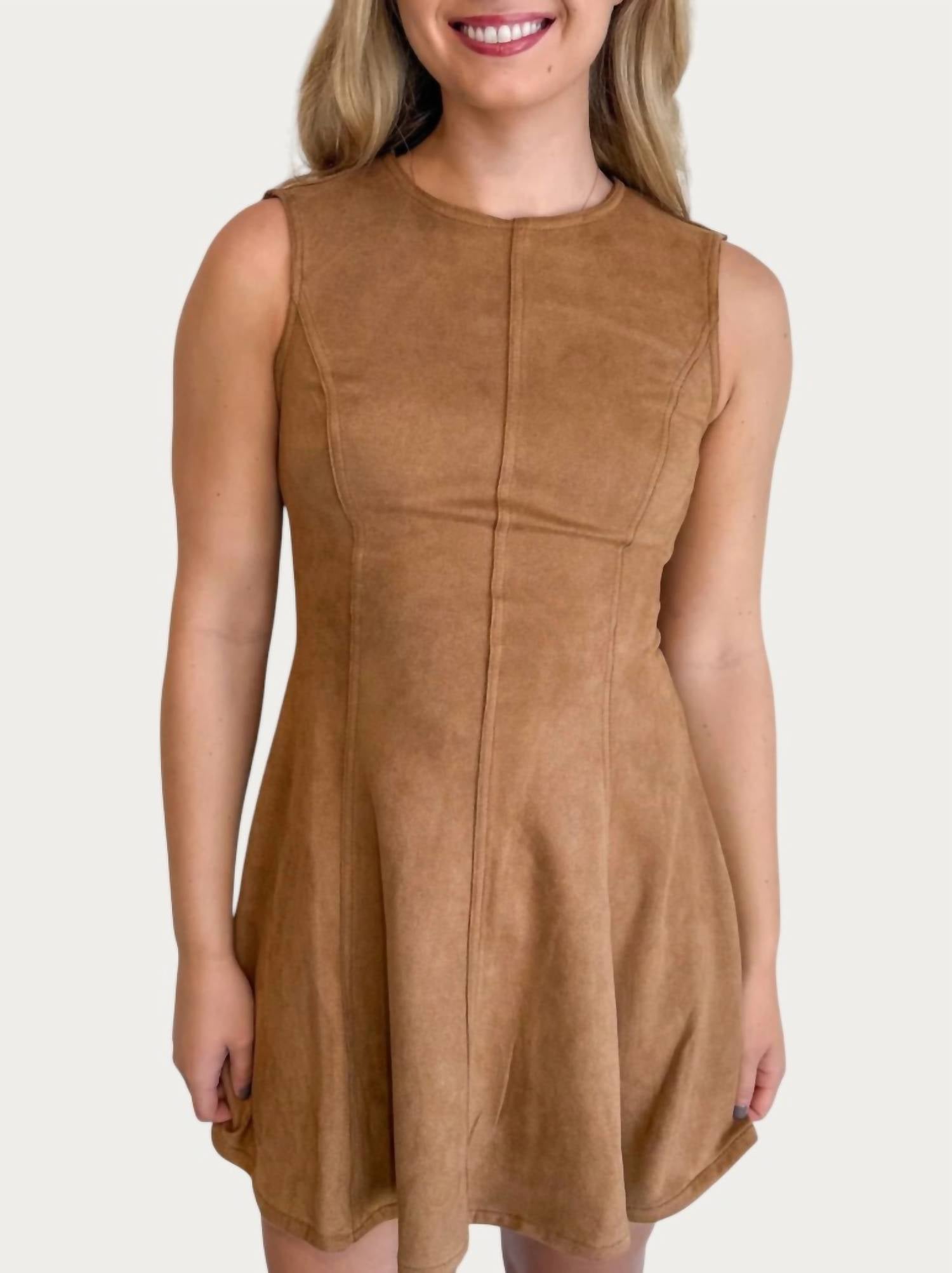 Klesis - Slick And Suede Mini Dress
