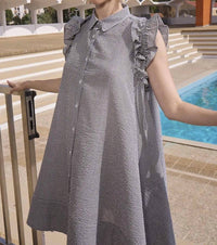 Lili Sidonio - Gingham Shirt Dress