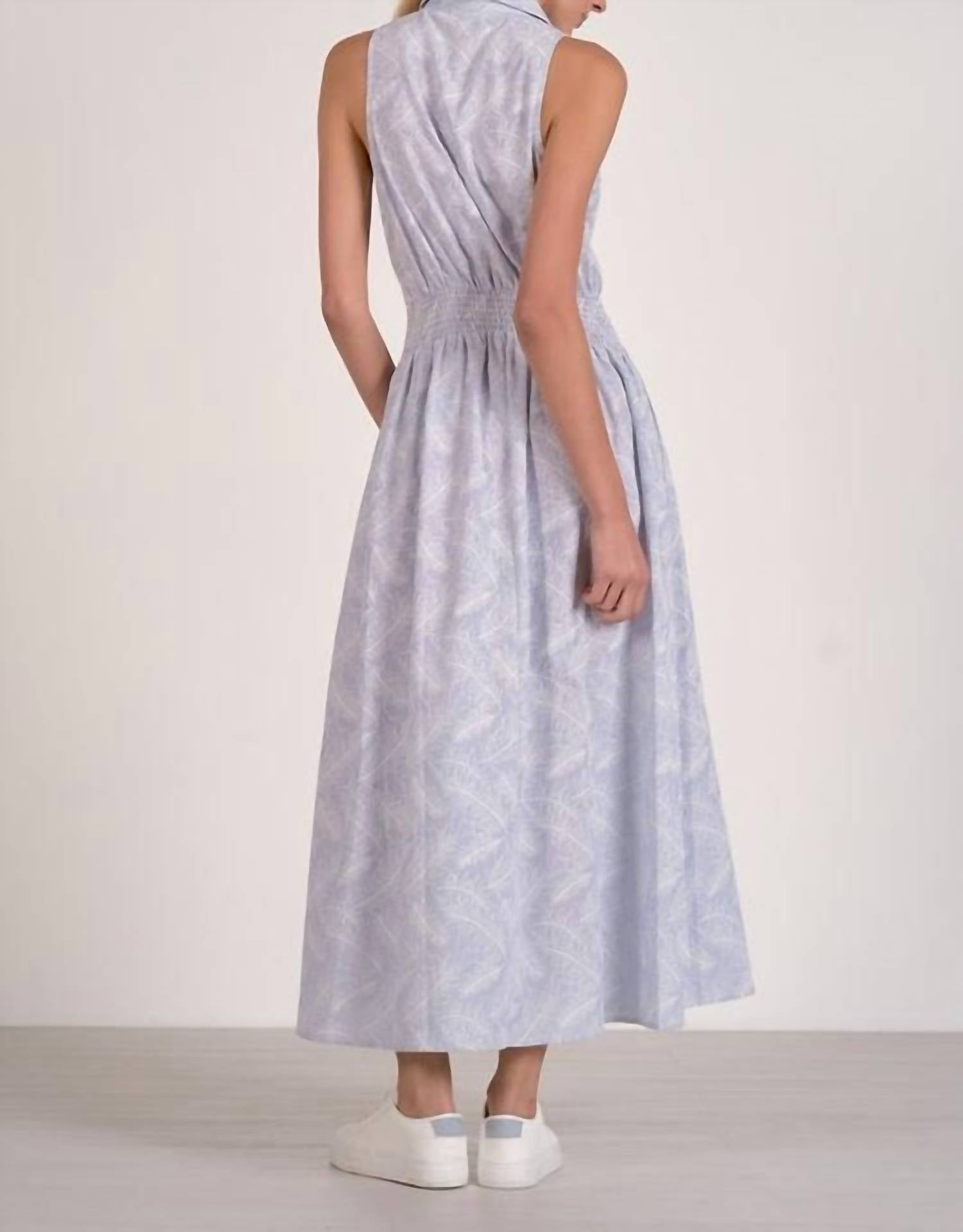 Elan - Collared Acent Maxi Dress