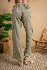 Paparazzi - Embroidered Tencel Twill Cargo Pants