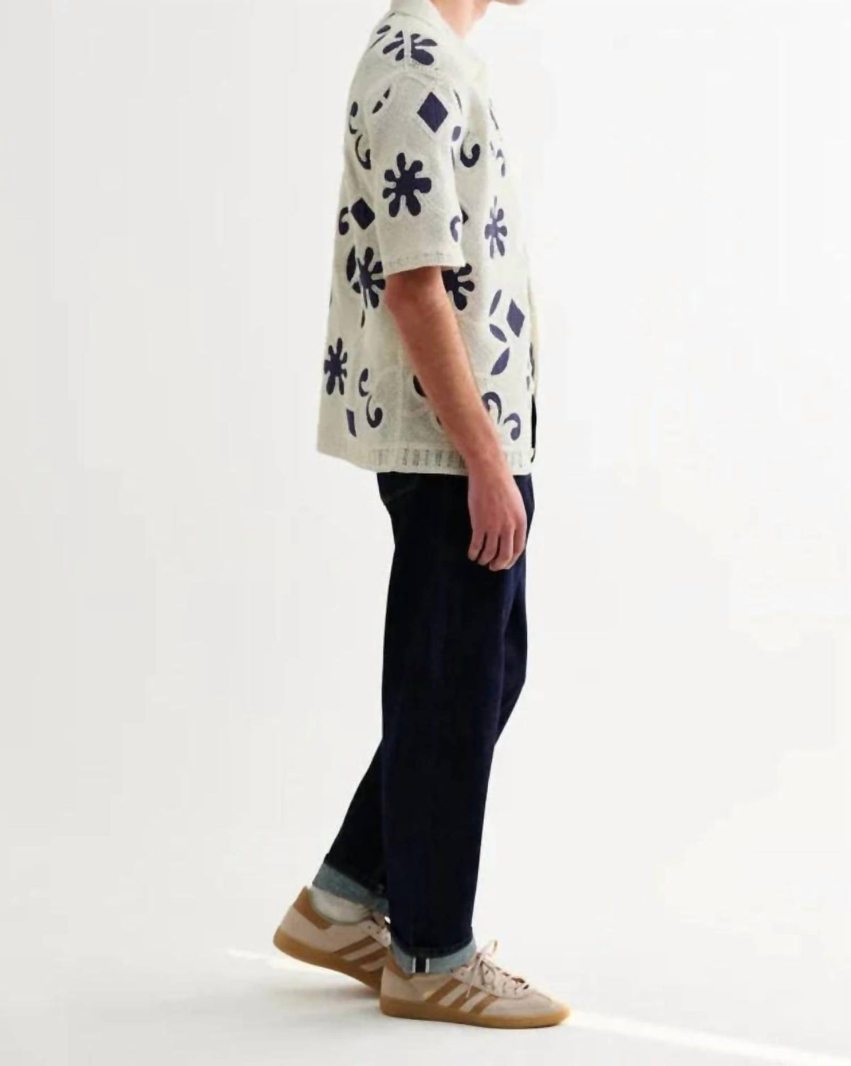 Wax London - Doodle Crochet Porto Polo Shirt