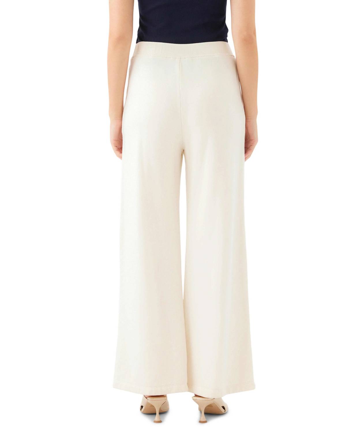 Fifteen Twenty - Front-slit Wide-leg Sweatpants