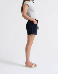 DAZE Catalina Denim Shorts in blue mood - women's shorts - alternate view