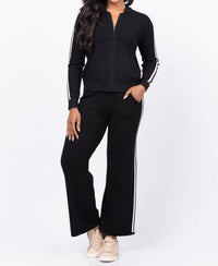 J. Society - Thermal Striped Full Leg Pants