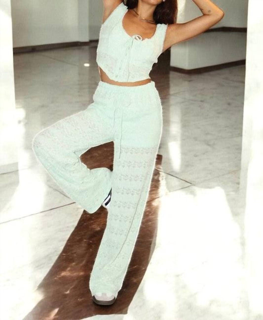 Bailey Rose - Pass Me A Lace Top And Pants Set