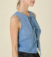 Day + Moon - Front Ties Vest