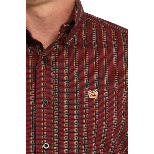 Cinch - Men's Shotgun Shell Print Button Down Western Shirt