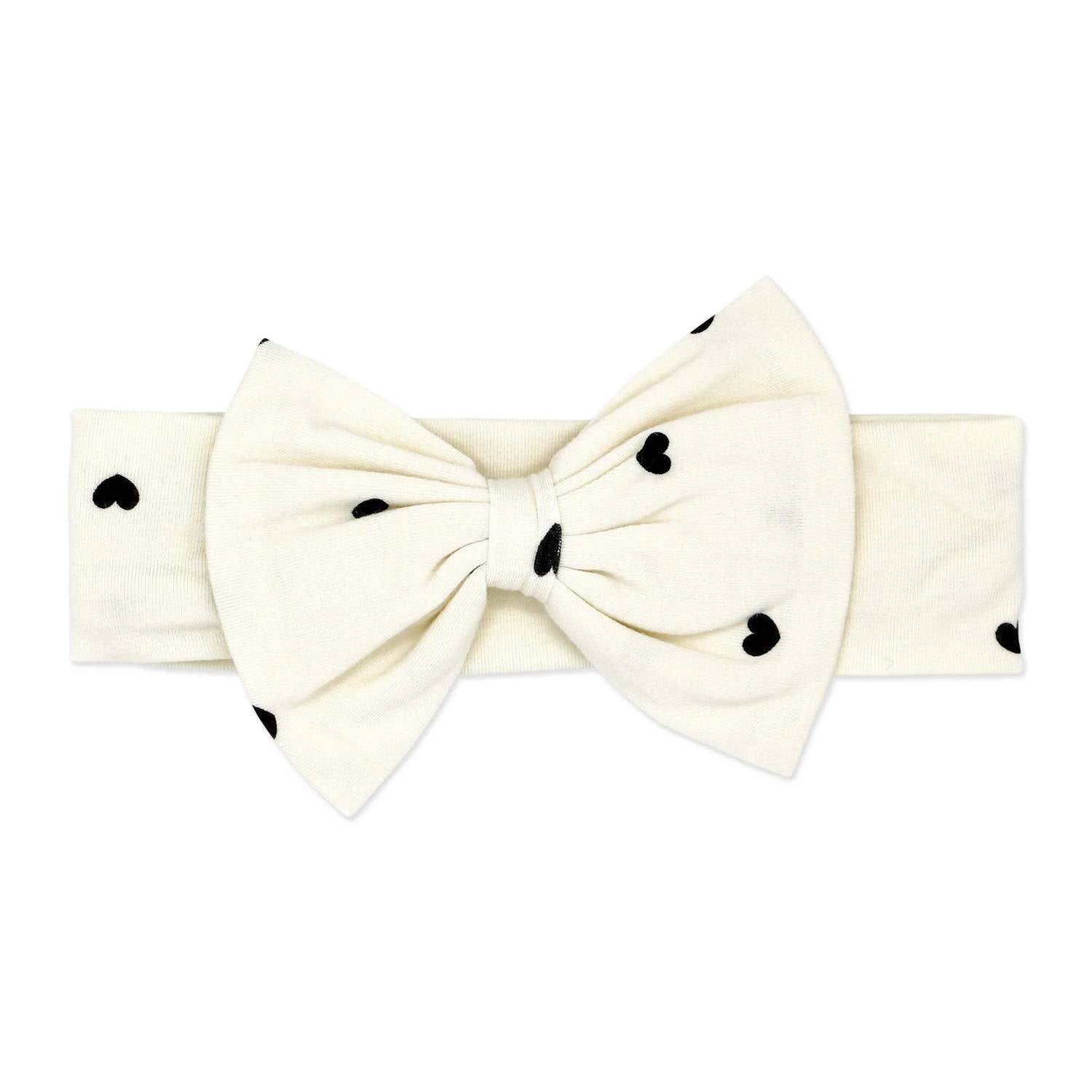 Rose Textiles - Girl's Scattered Hearts Pant Three Piece Set With Headband