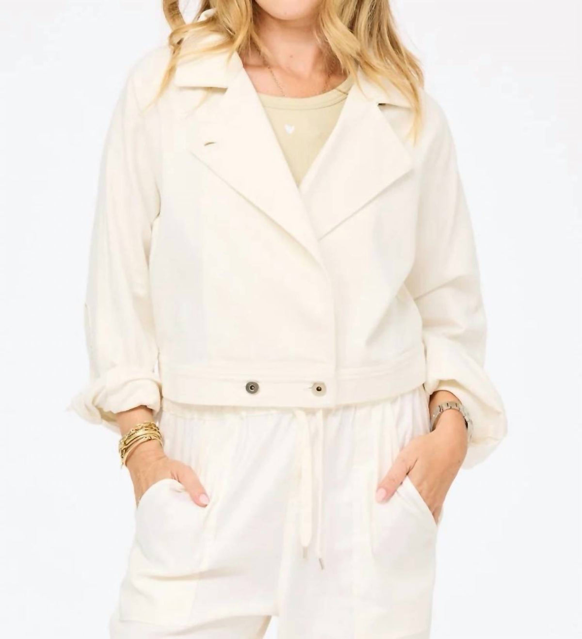 Kerri Rosenthal - Denim Cropped Jacket