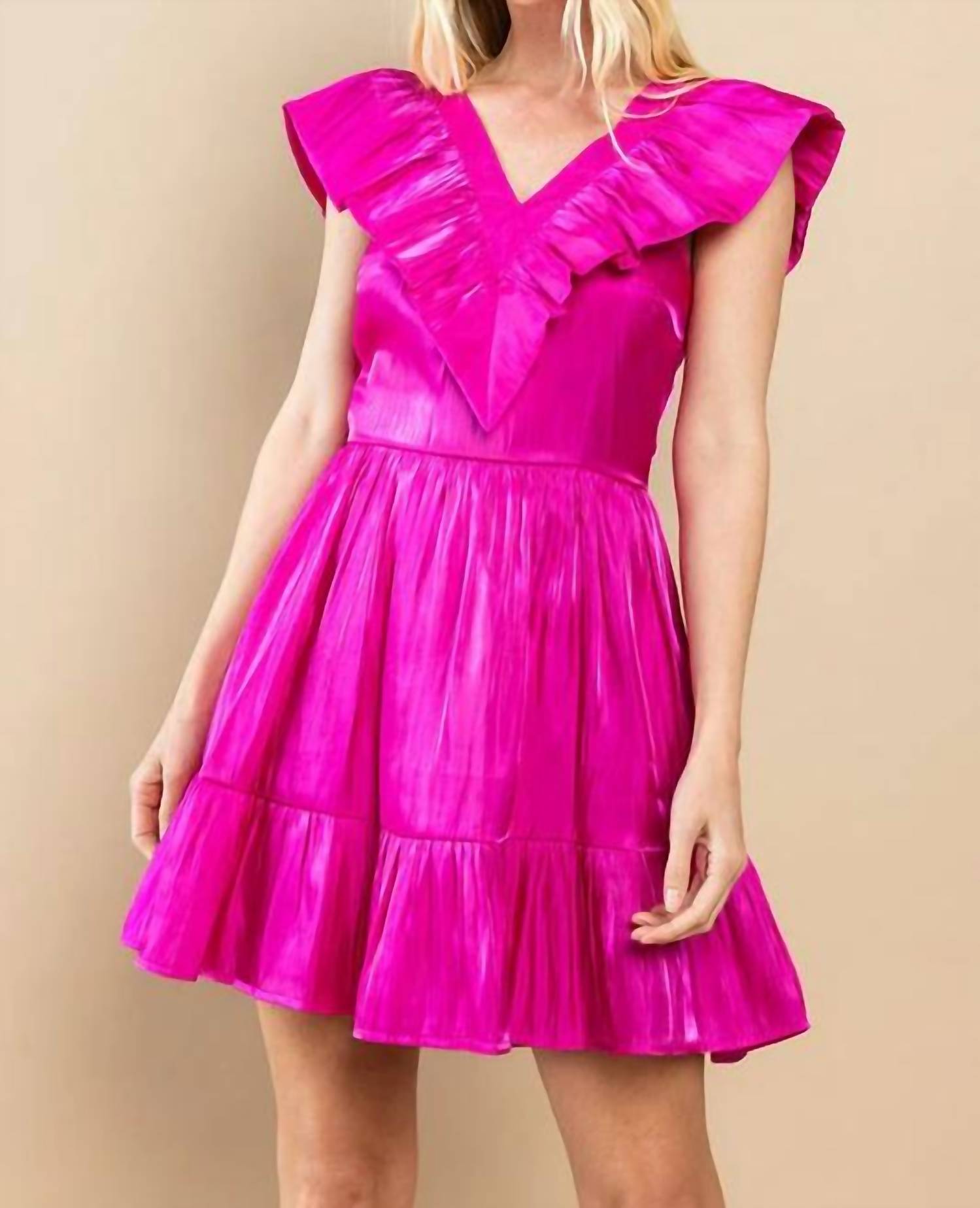 Tcec - Ruffle Mini Dress