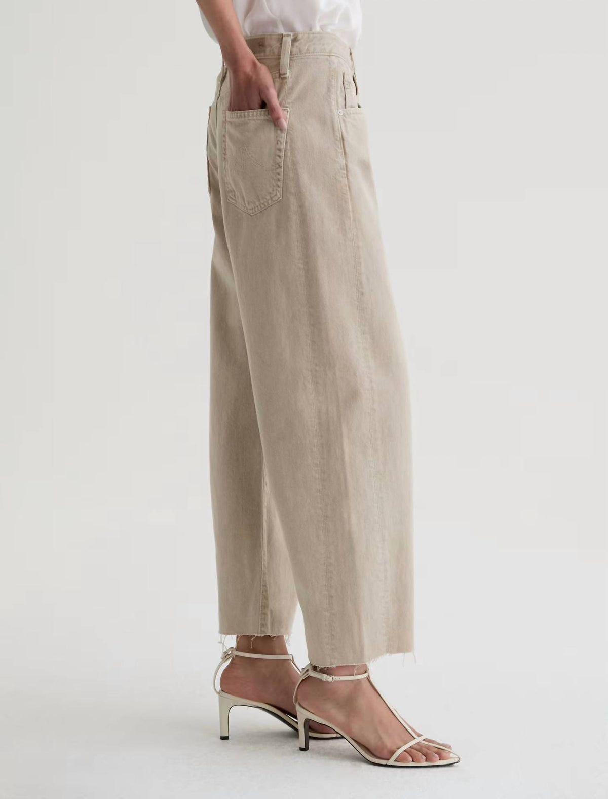 Ag Jeans - Hattie Crop High Rise Barrel Jean