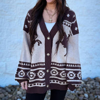 Very J - Canyon Button-down Front Cardigan