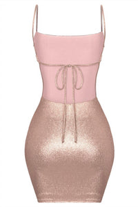 Metallic Mini Dress