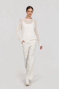 G1 - Solid Wide Leg Pants
