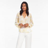 Ecru - Winslet Print Blouse