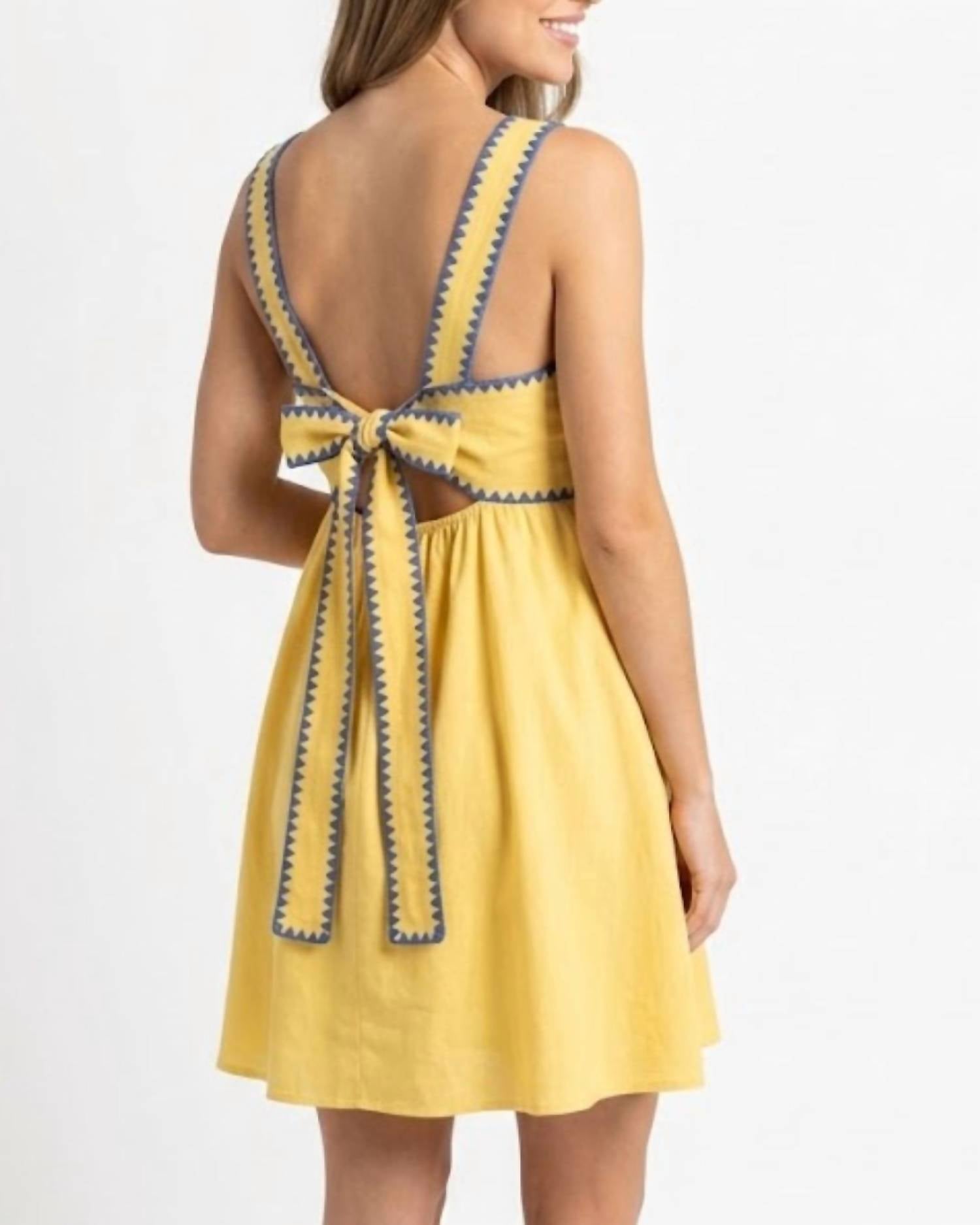 In February - Mini Dress With Back Tie