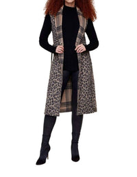 Renuar - Reversible Belted Long Vest