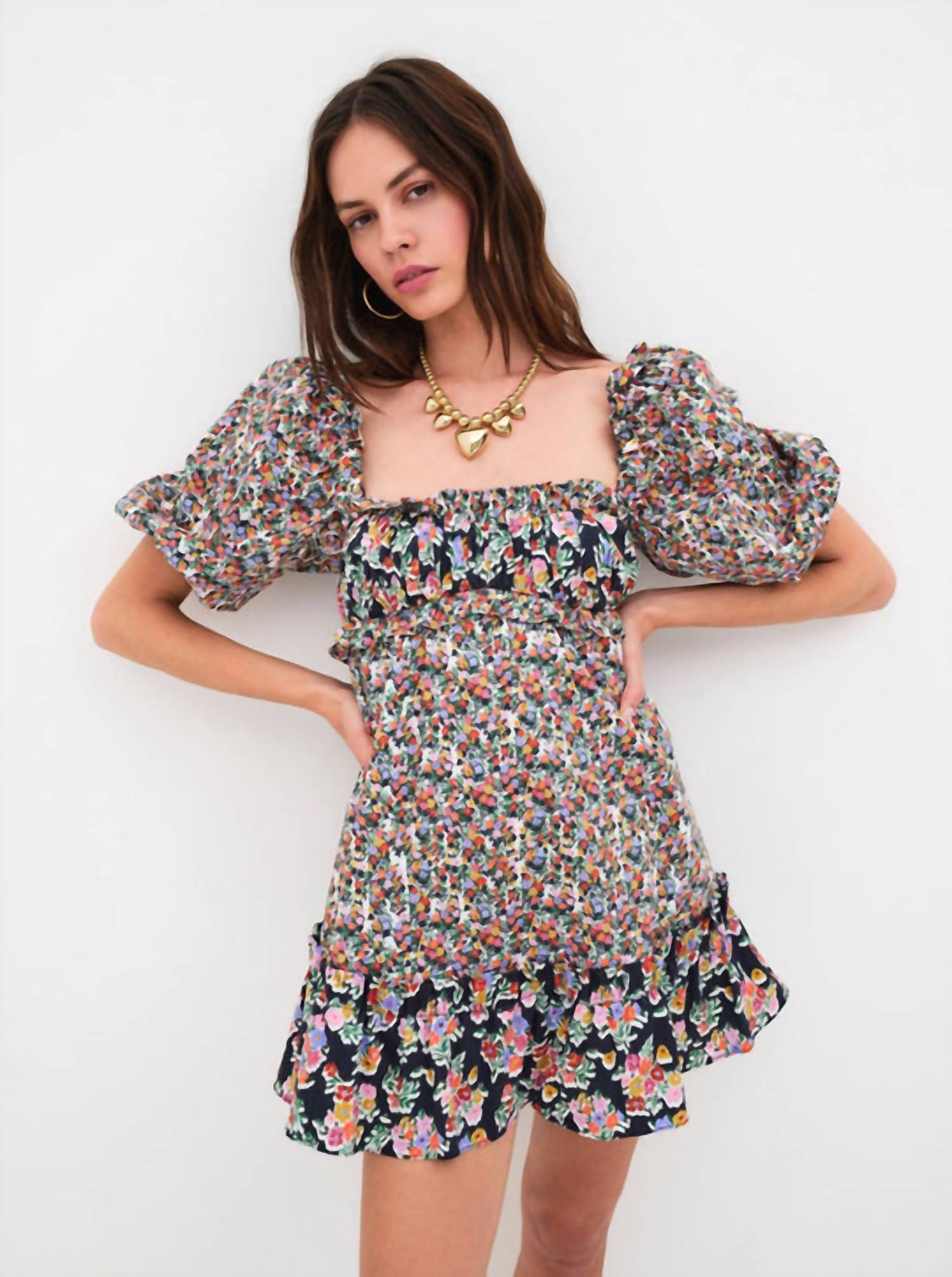 For Love & Lemons - Hudson Floral Mini Dress