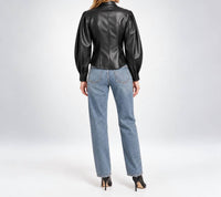 En Saison - Rylee Faux Leather Top