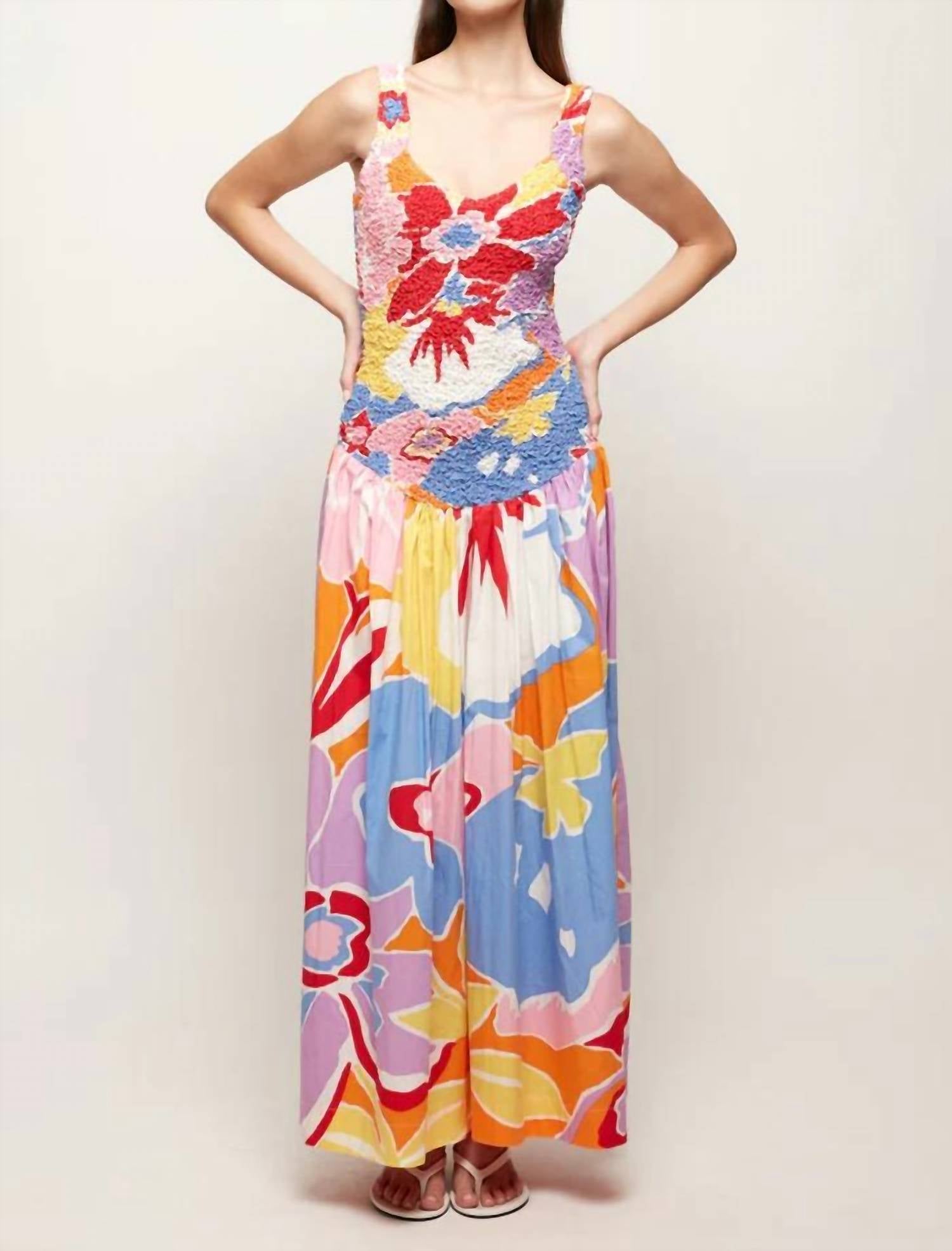 S/W/F - Mottled Maxi Dress