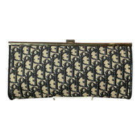 Christian Dior - Women's Vintage 1970s Frame Kisslock Trotter Leather Clutch
