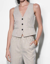 Greylin - Alice Canvas Stripe Vest