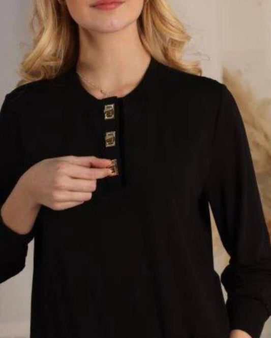 Simondona - Rayon Crewneck Top