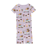 Kickee - Kid's Short Sleeve Pajama Set With Shorts