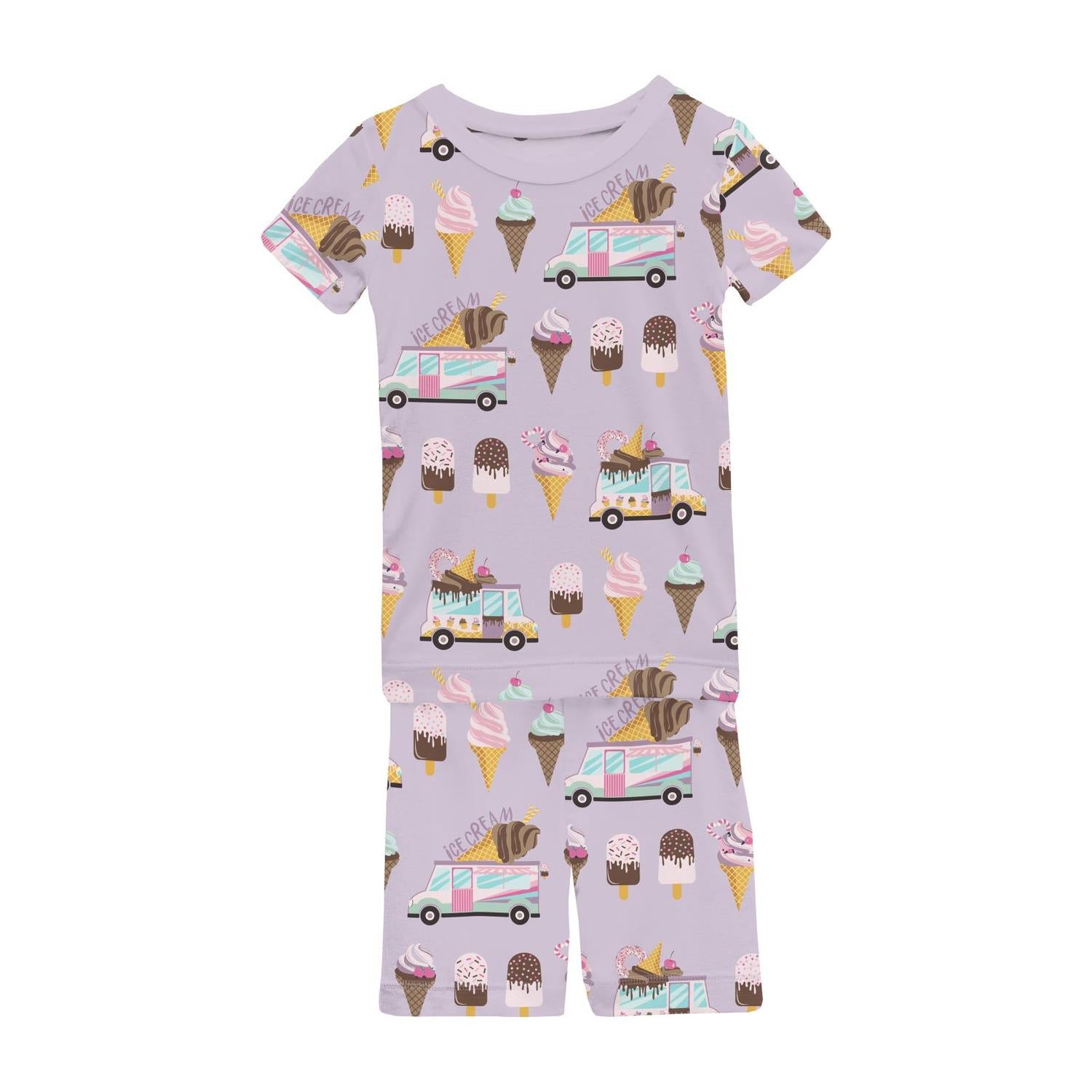 Kickee - Kid's Short Sleeve Pajama Set With Shorts