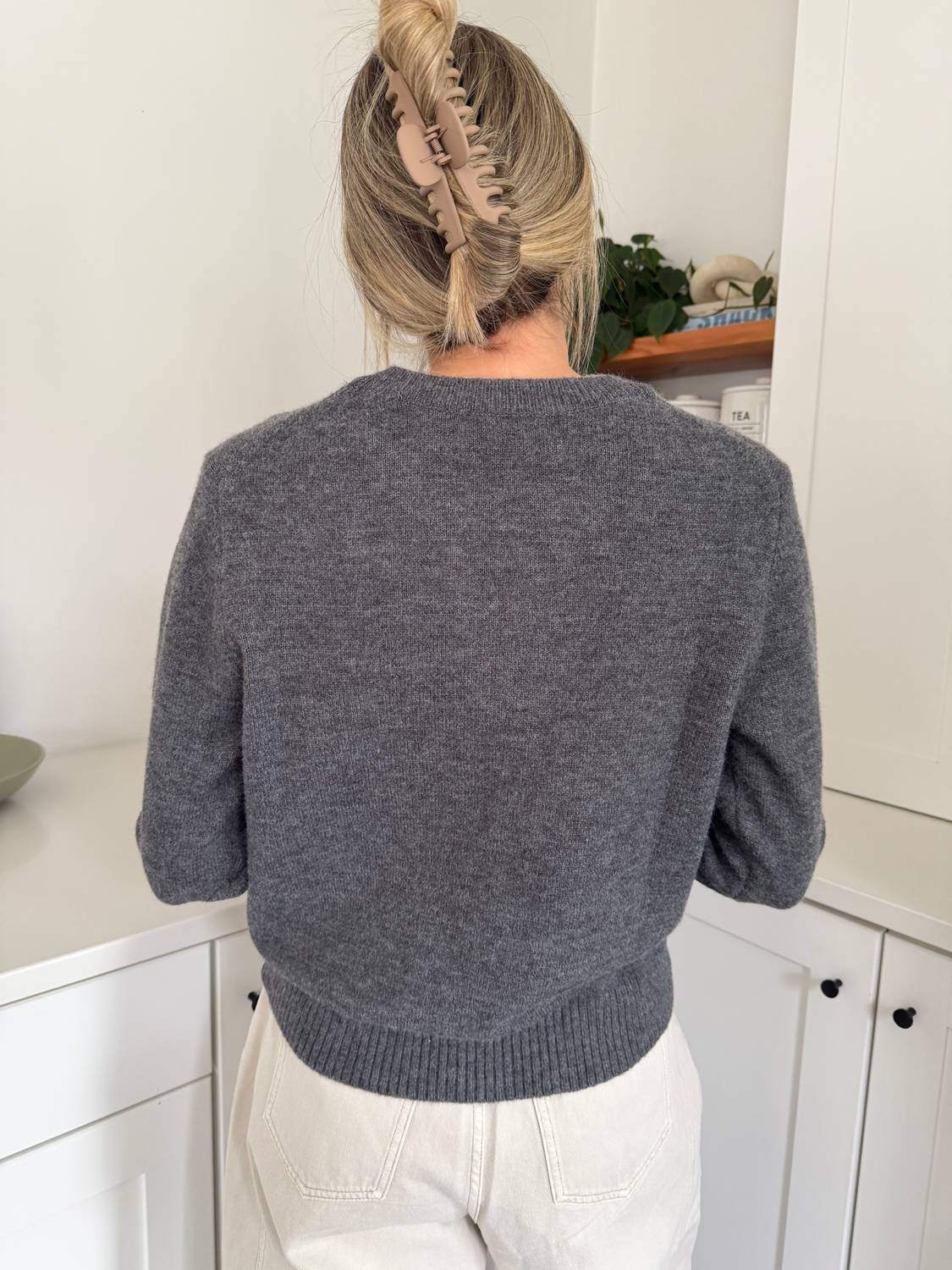 Pinch - Theo Knit Pullover Button Detail Sweater Top