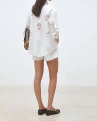 Suncoo - Bosco Embroidered Poplin Shorts