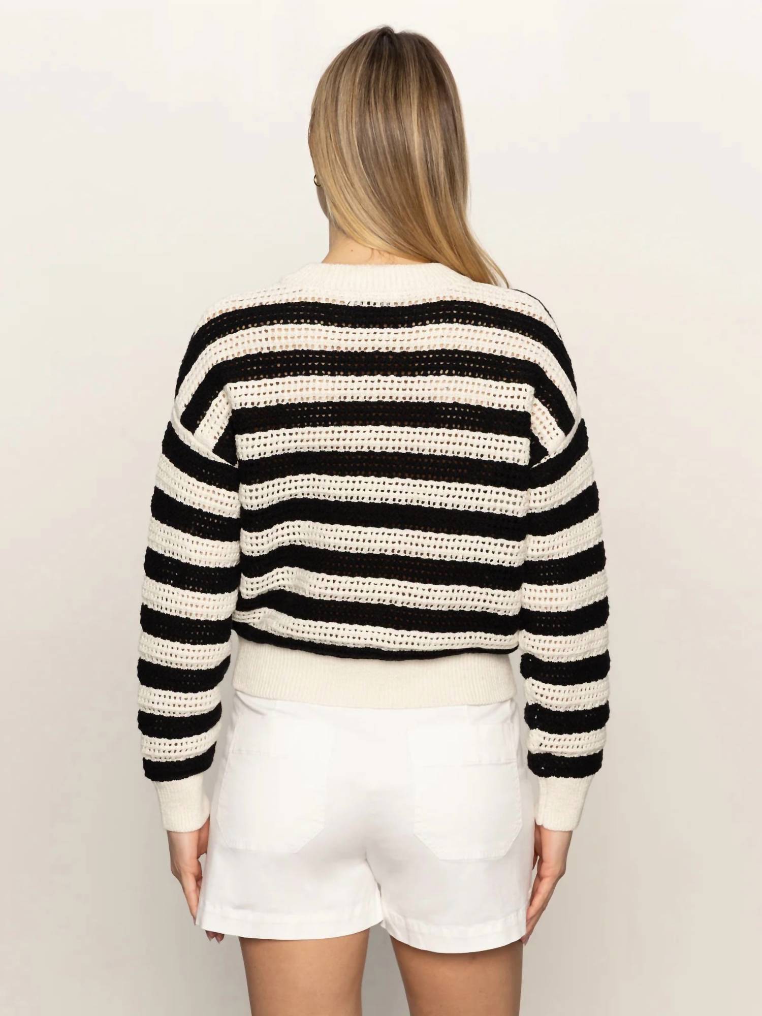 Sanctuary - Open Knit Bomber