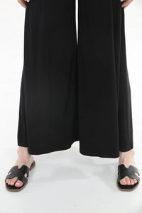 Joseph Ribkoff - Silky Knit Zip Front Wide-leg Jumpsuit