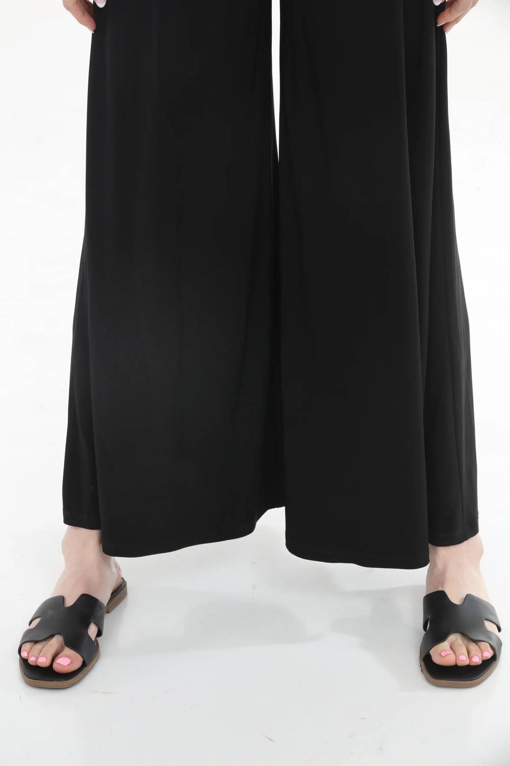 Joseph Ribkoff - Silky Knit Zip Front Wide-leg Jumpsuit