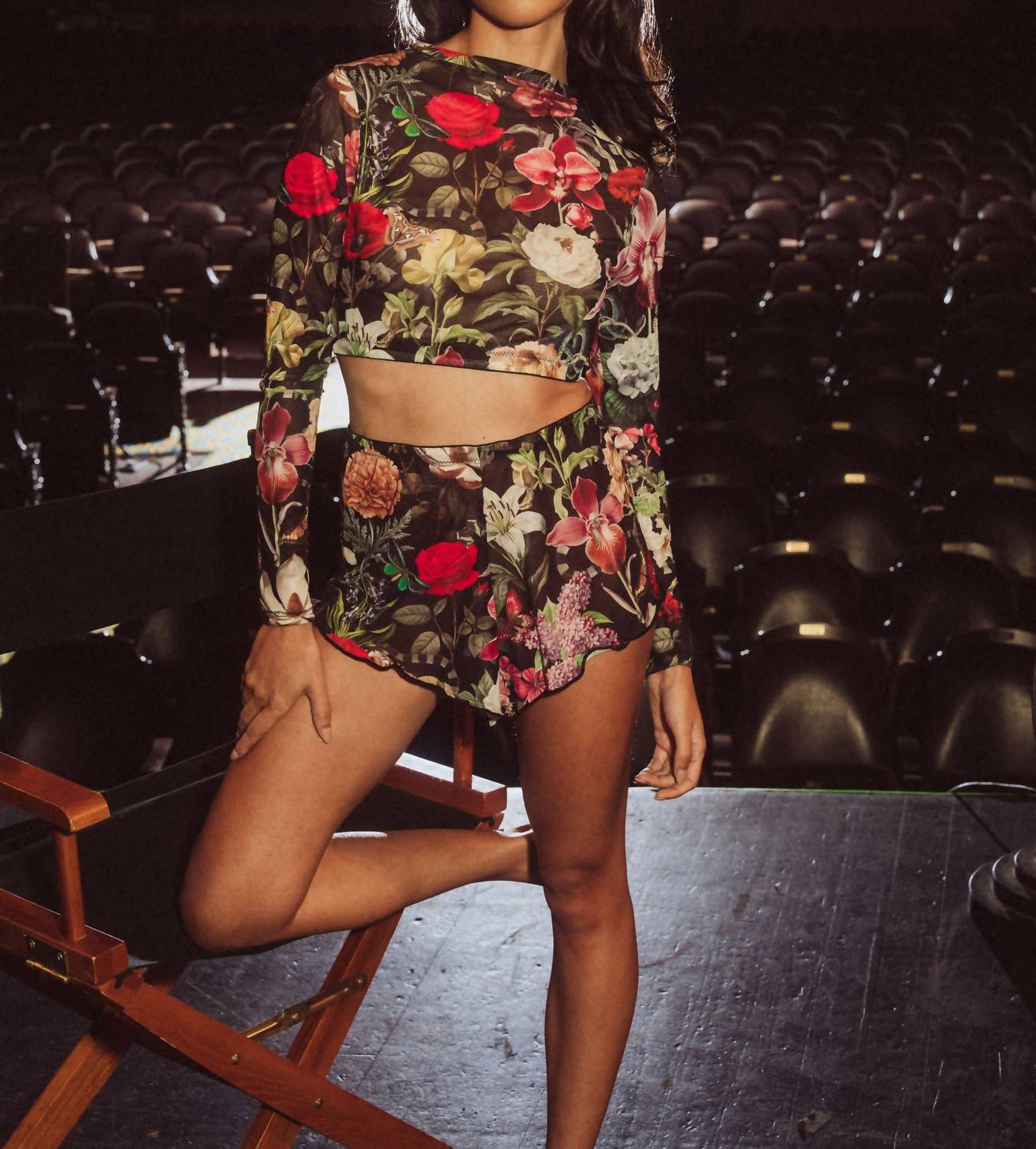 Kilo Brava - Mesh High Waisted Shorts