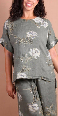 Gigi Moda - Sanremo Linen Top