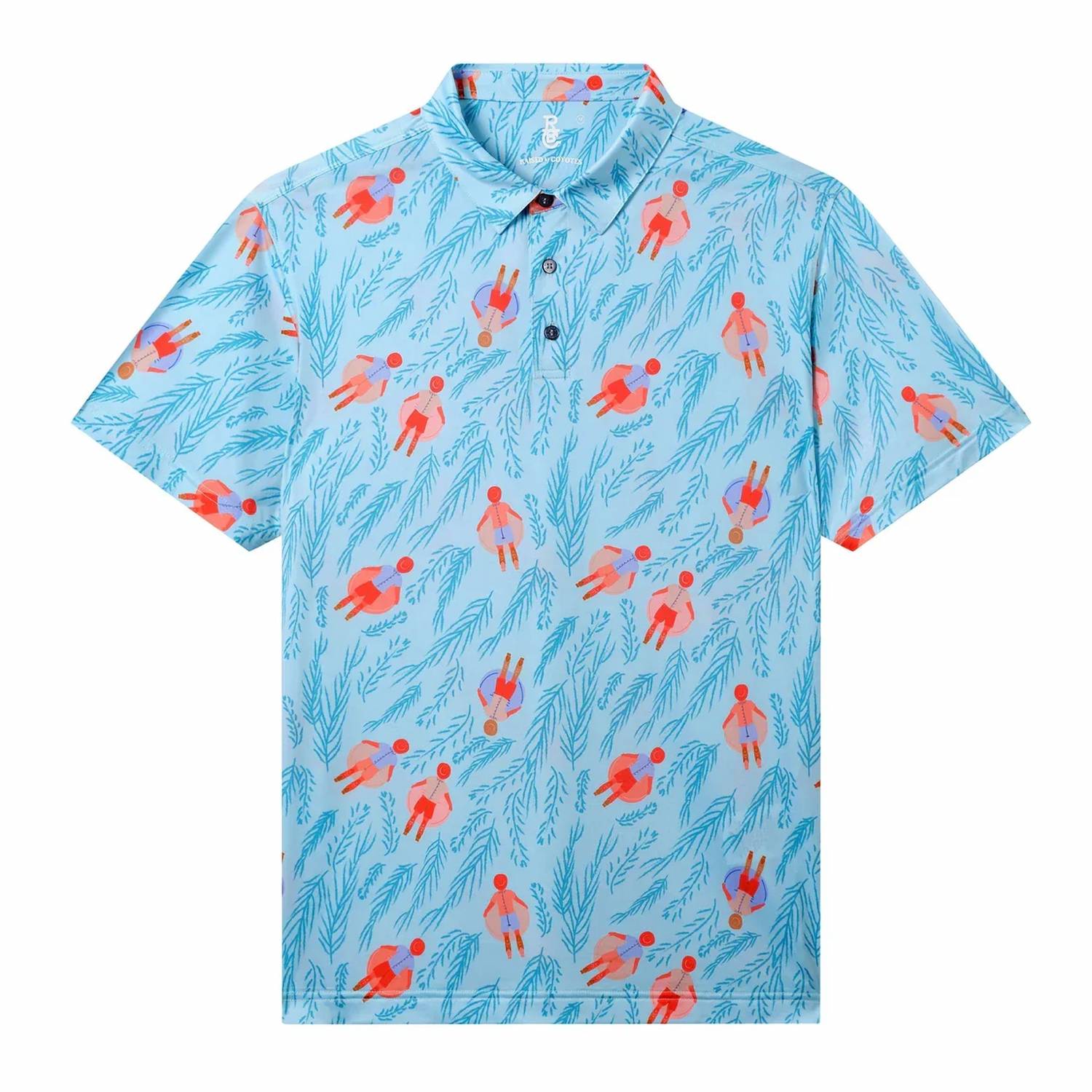 Raised By Coyotes - Men's River Float Polo