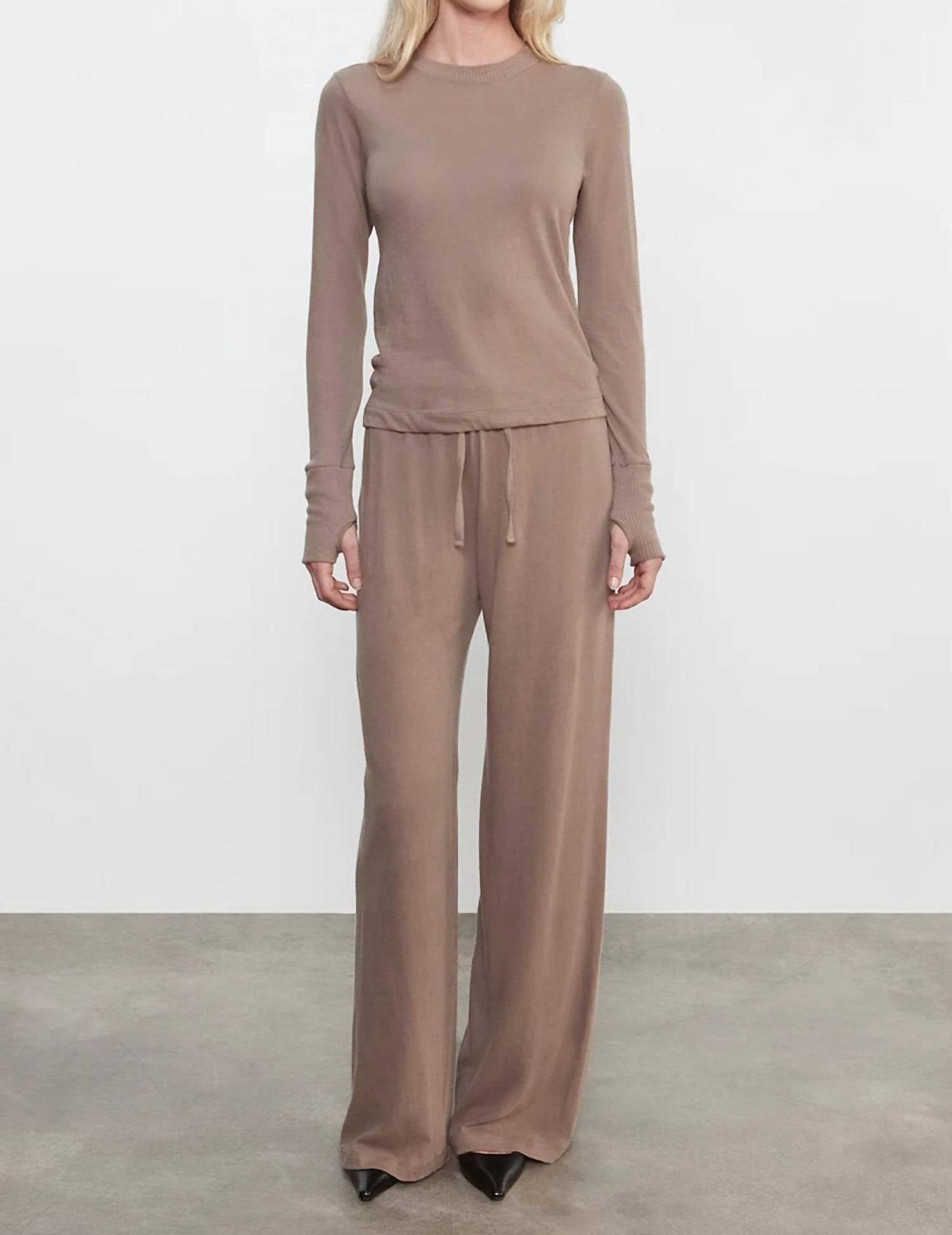 Enza Costa - Cashmere Drawcord Pant
