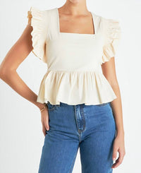 English Factory - Boheme Ruffle Top