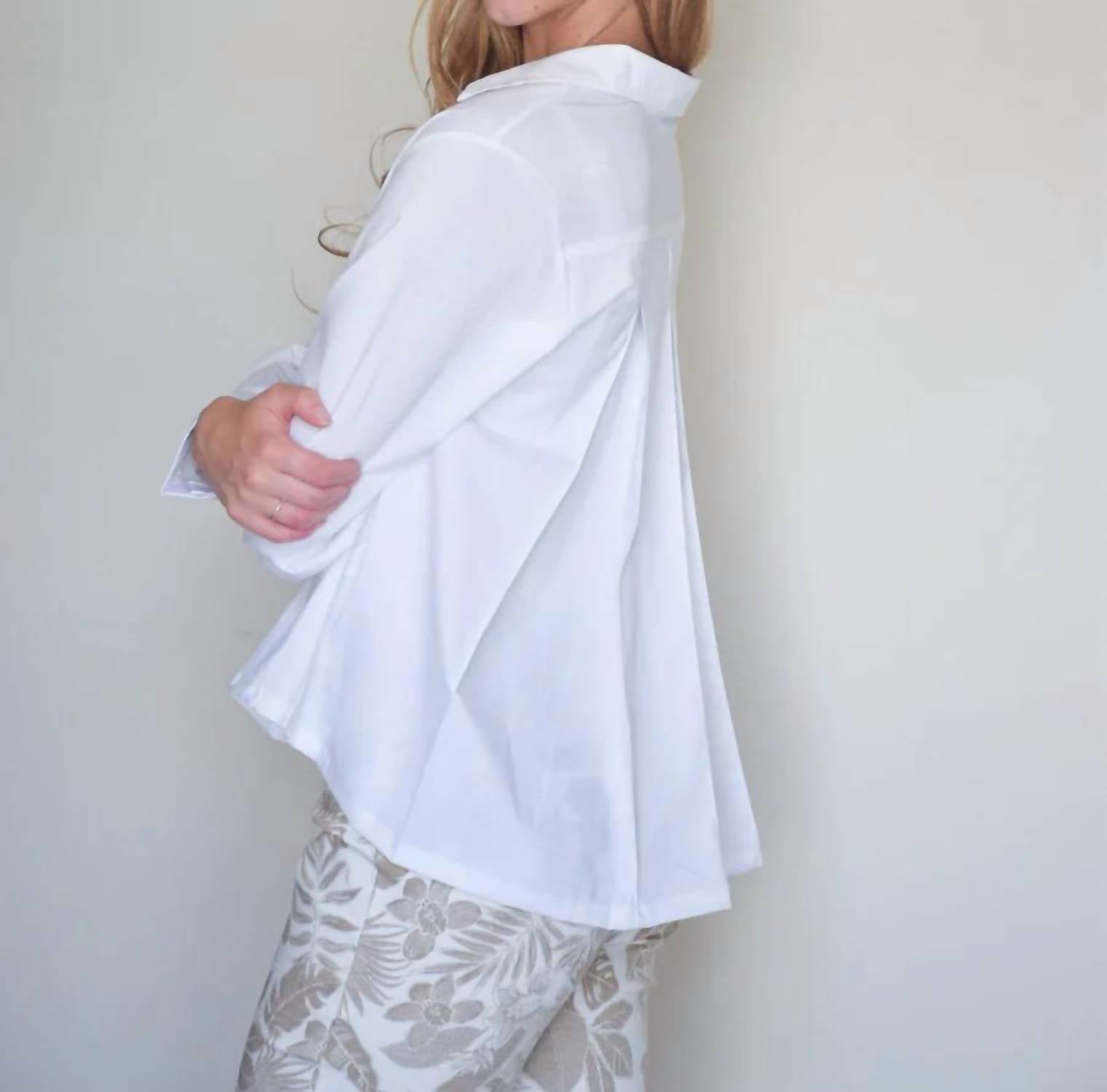 Lisette - Pleat Back Blouse