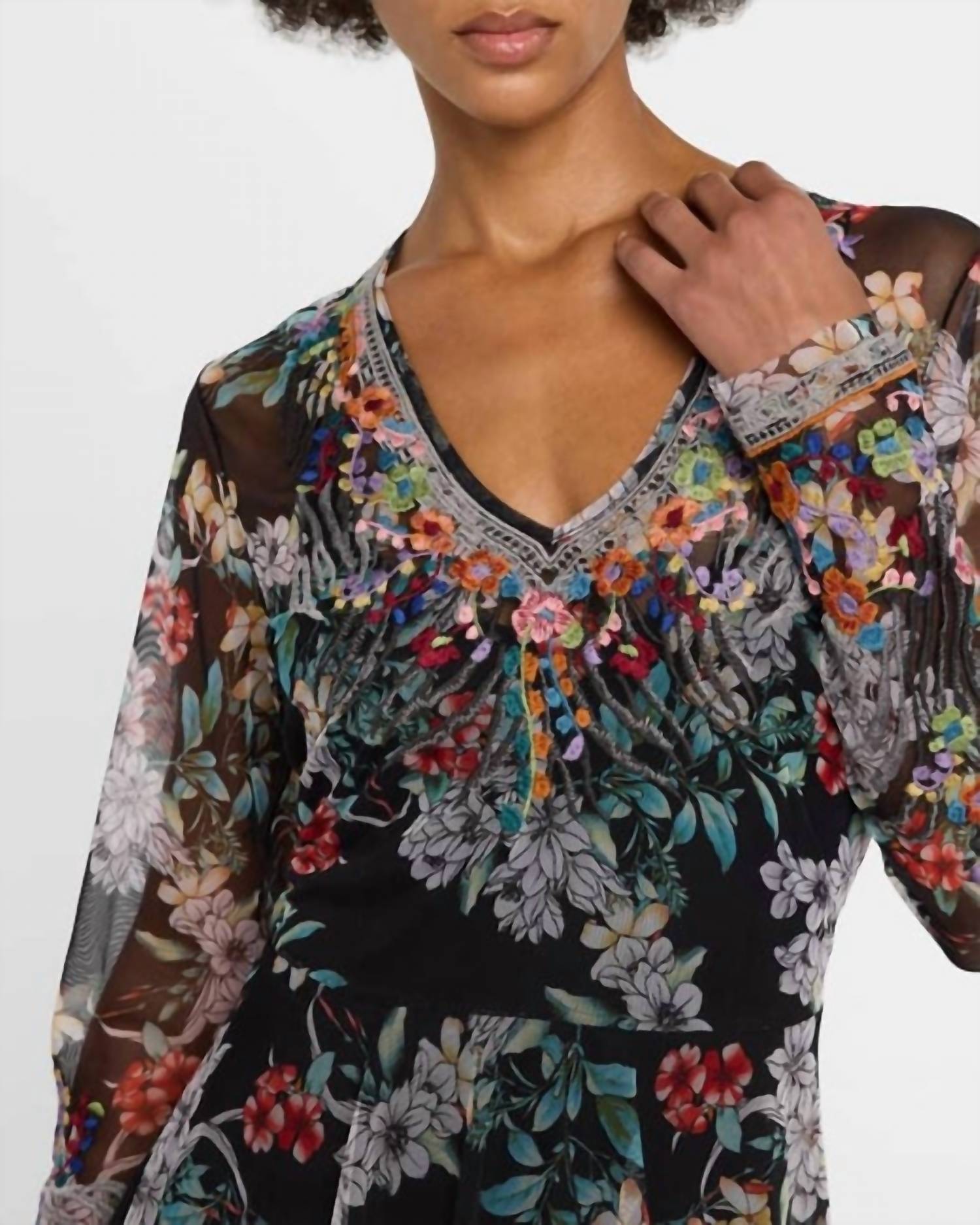Johnny Was - MAZZY FLARED SLIP DRESS